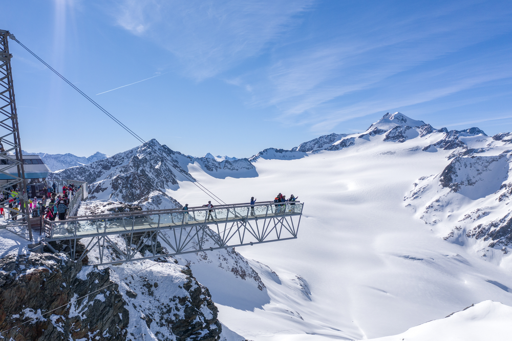 Sölden. BIG3, plataforma de Tiefenbach. Foto: Bergbahnen Sölden. Christoph Nösig