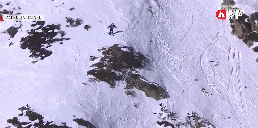 Valentin Rainer vencedor en la prueba de esquí hombres del FWT23 en Ordino Arcalís. © Freeride World Tour Valentin Rainer vencedor en la prueba de esquí hombres del FWT23 en Ordino Arcalís. © Freeride World Tour