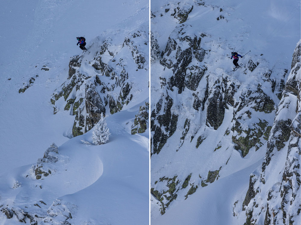 Aymar Navarro volando en su descenso en el Baciver Aymar Navarro volando en su descenso en el Baciver