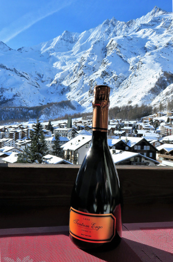 Nuestro premio tras el descenso, Cava Tantum Ergo Vintage