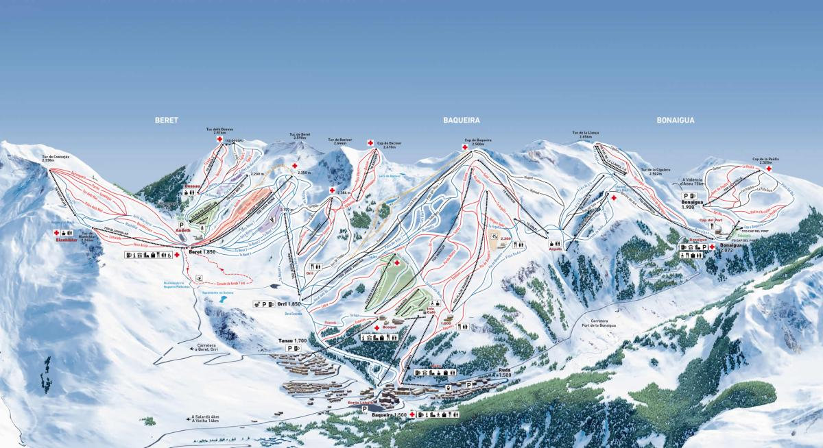 Baqueira Beret con la ampliación del nuevo área de Baciver